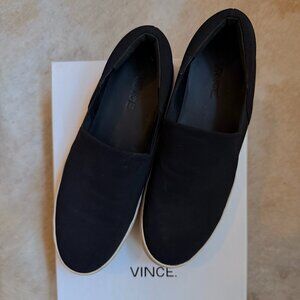 Vince Black Platform Sneakers 6.5